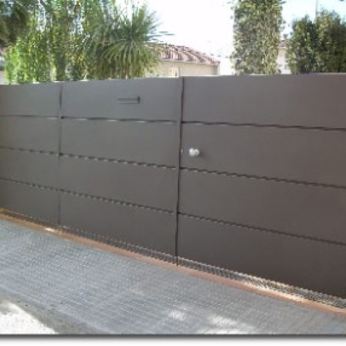 Trabajos de carpintería de aluminio